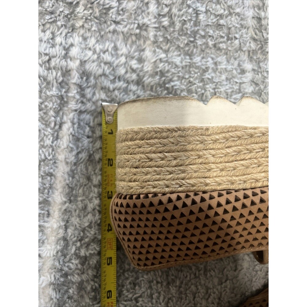 Steve Madden beige Platform Slip on espadrilles Sz 9 Boho - Picture 5 of 9